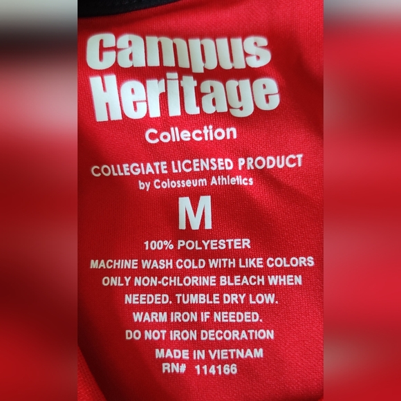 Rutgers Scarlet Knights Men's Size Medium Red T-Shirt - Picture 3 of 5